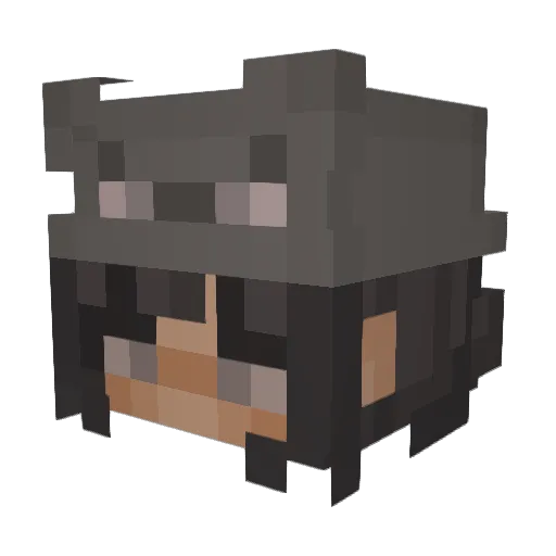 xSmarties Minecraft avatar head, 3D render