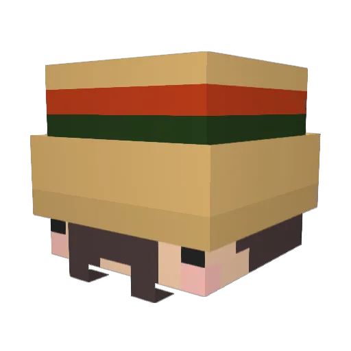 xSmith_ Minecraft avatar head, 3D render