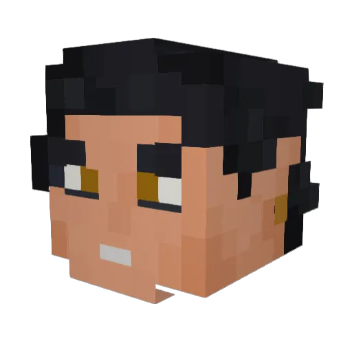 xSneekz Minecraft avatar head, 3D render