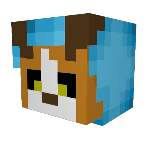 xSniPerz_btw Minecraft avatar head, 3D render