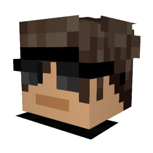 xSniperx11x Minecraft avatar head, 3D render