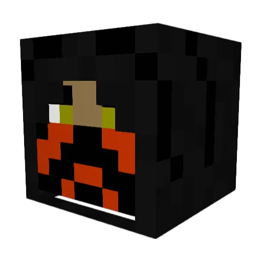 xSnipps Minecraft avatar head, 3D render