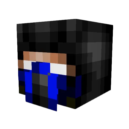 xSnorlax Minecraft avatar head, 3D render