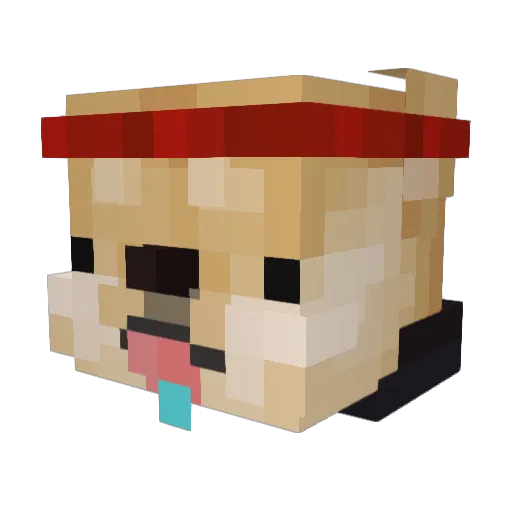 xSober_Chris Minecraft avatar head, 3D render