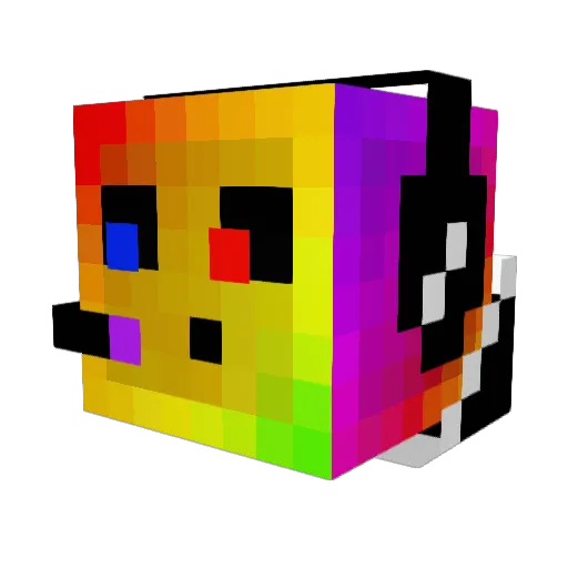 xSony55 Minecraft avatar head, 3D render