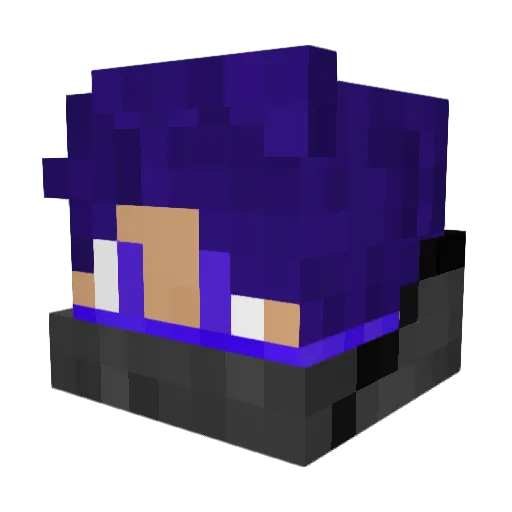 xSoulInfusionx Minecraft avatar head, 3D render
