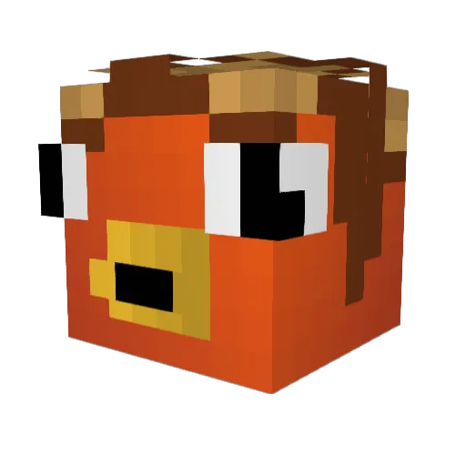xSoulJupiter Minecraft avatar head, 3D render