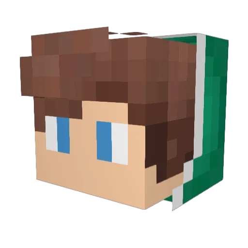 xSowsT Minecraft avatar head, 3D render