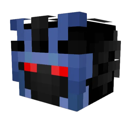 xSpartak Minecraft avatar head, 3D render