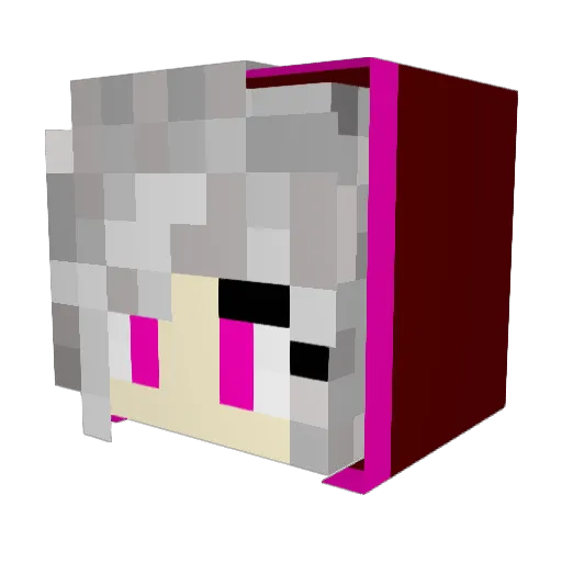 xSpeedPunch Minecraft avatar head, 3D render