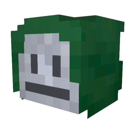 xSpidYx17 Minecraft avatar head, 3D render