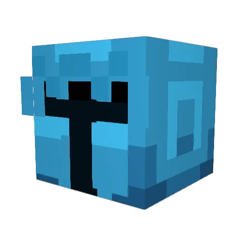 xSre Minecraft avatar head, 3D render