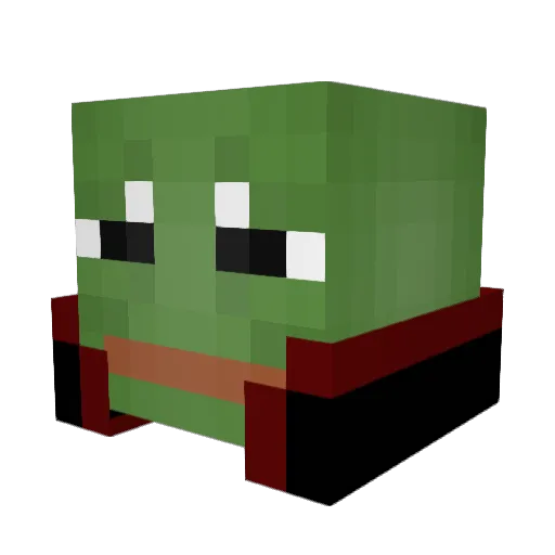 xStampe Minecraft avatar head, 3D render