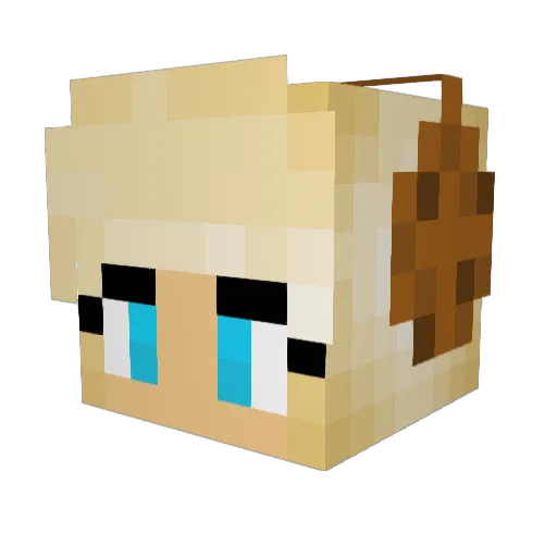 xStarExploderx Minecraft avatar head, 3D render