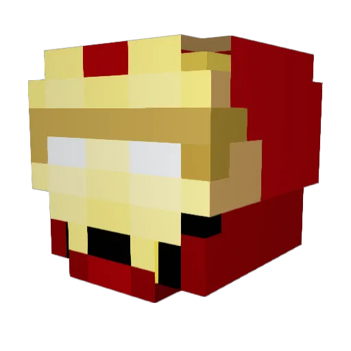 xStarLord88 Minecraft avatar head, 3D render