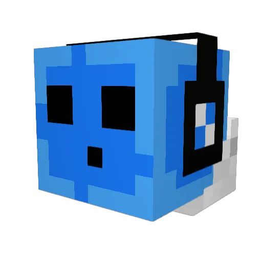 xStealthViperx Minecraft avatar head, 3D render