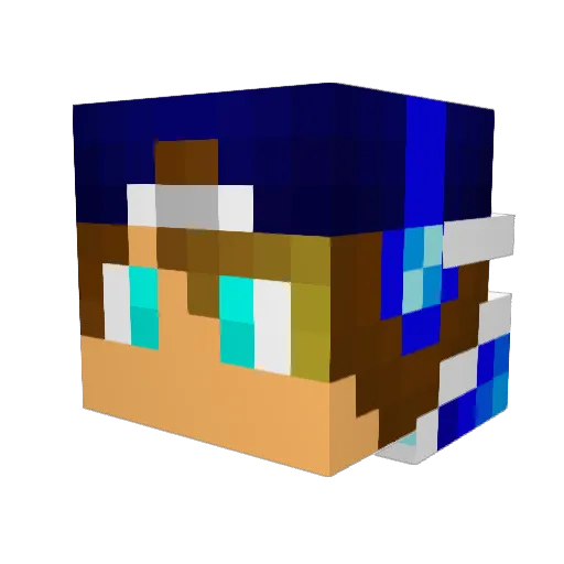 xSteezy Minecraft avatar head, 3D render