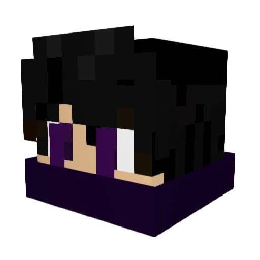 xStillLive Minecraft avatar head, 3D render