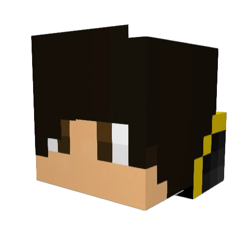 xStinkingJulian Minecraft avatar head, 3D render