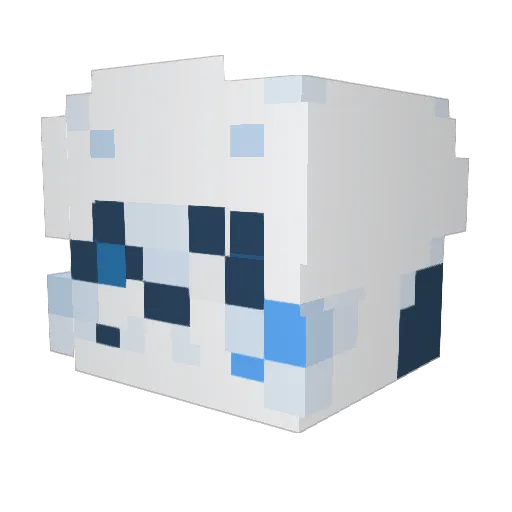 xStormbearerr Minecraft avatar head, 3D render