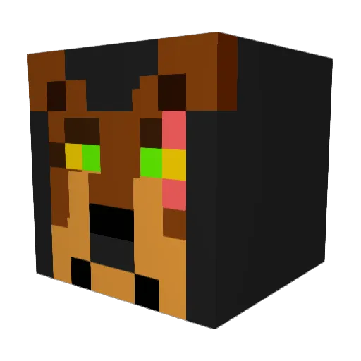 xStrify_Lyon Minecraft avatar head, 3D render