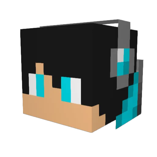 xStrikgtHD Minecraft avatar head, 3D render