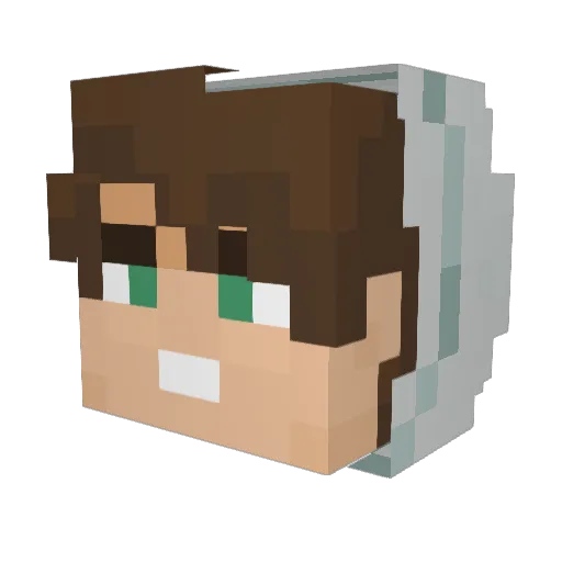 xSuper_Jx Minecraft avatar head, 3D render