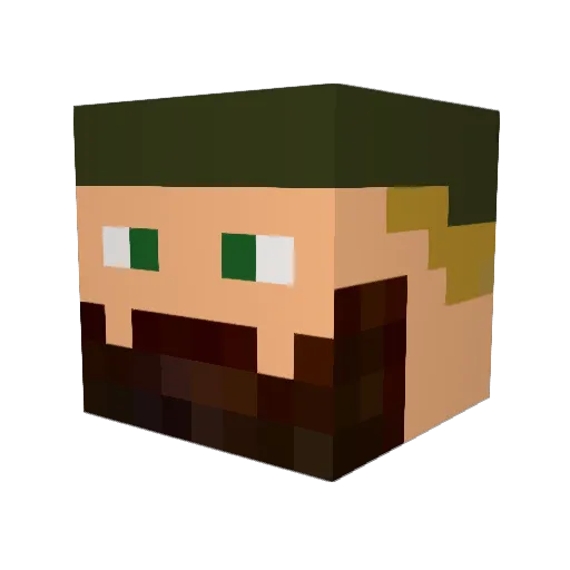 xSureShotx Minecraft avatar head, 3D render