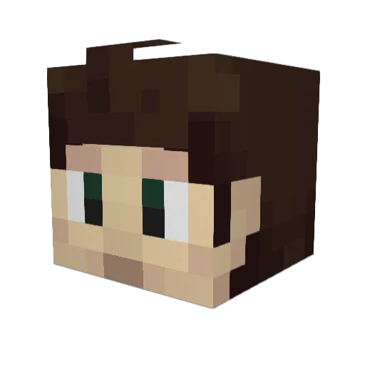 xSurprisePvP Minecraft avatar head, 3D render