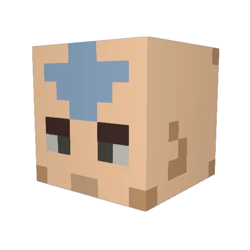 xSwayy Minecraft avatar head, 3D render