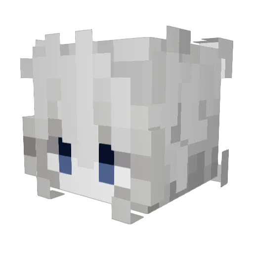 xSweetieLuv Minecraft avatar head, 3D render
