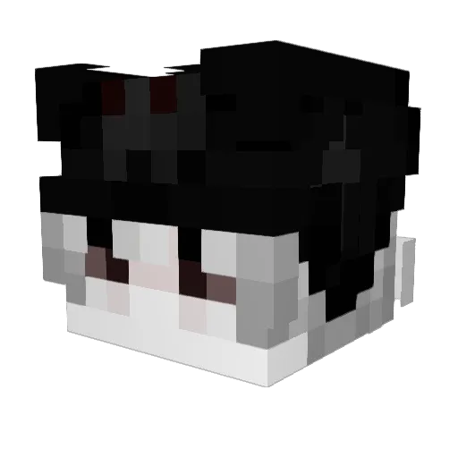 xSzySzuLEC Minecraft avatar head, 3D render