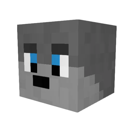 xT4yl0r Minecraft avatar head, 3D render