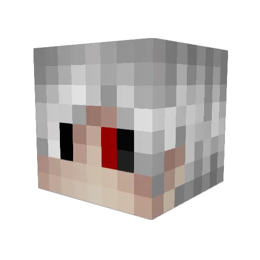 xTHePYRoMaNiaCx Minecraft avatar head, 3D render