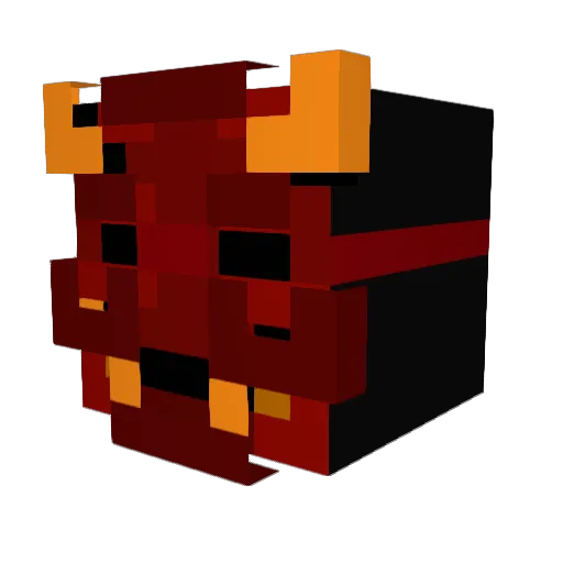 xTLauterTx Minecraft avatar head, 3D render