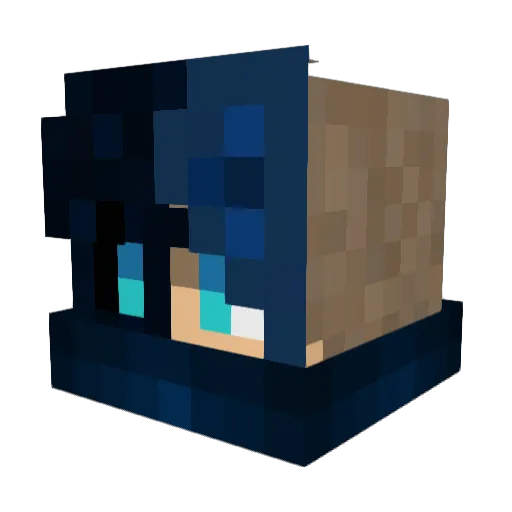 xTPx131415 Minecraft avatar head, 3D render