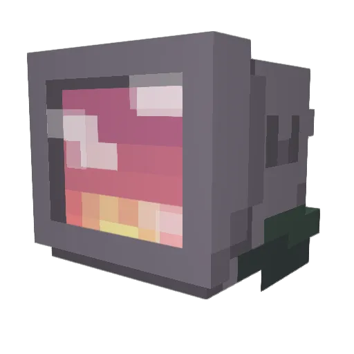 xTTTPusher Minecraft avatar head, 3D render