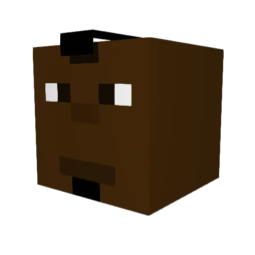 xTankerOW Minecraft avatar head, 3D render