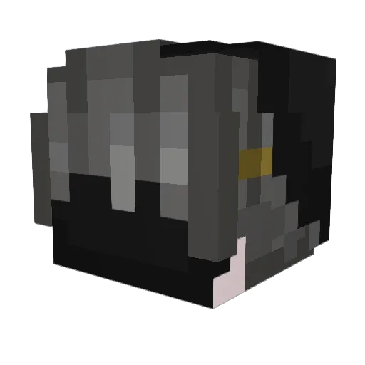xTastytoesx Minecraft avatar head, 3D render