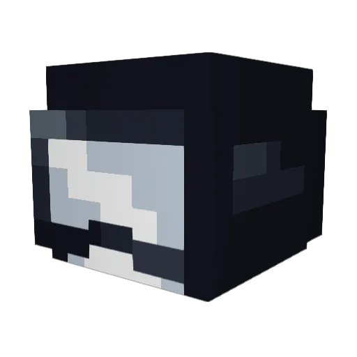 xTeezum Minecraft avatar head, 3D render