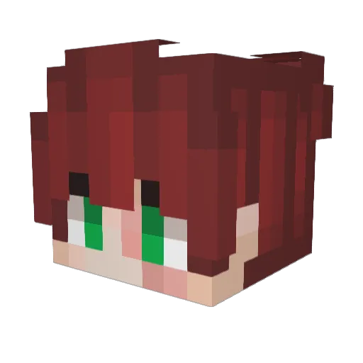xTheArnold Minecraft avatar head, 3D render
