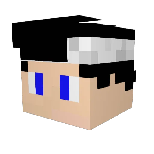 xTheCollarGamesx Minecraft avatar head, 3D render