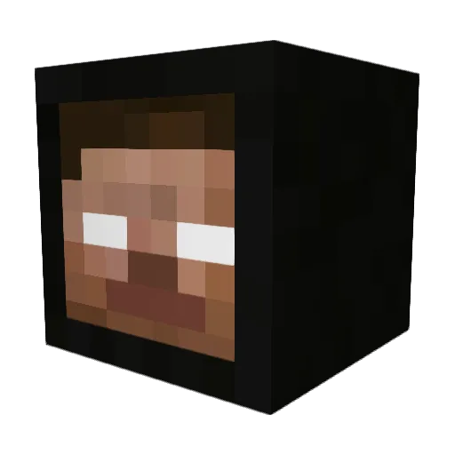 xTheFoundx Minecraft avatar head, 3D render