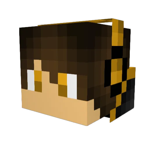 xTheFreakYT Minecraft avatar head, 3D render