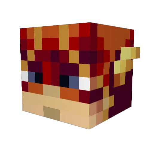 xTheMurkAnthony Minecraft avatar head, 3D render