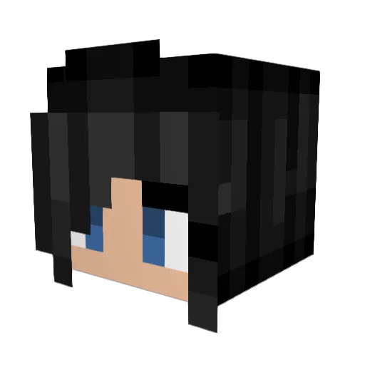 xTheMysticOreo Minecraft avatar head, 3D render