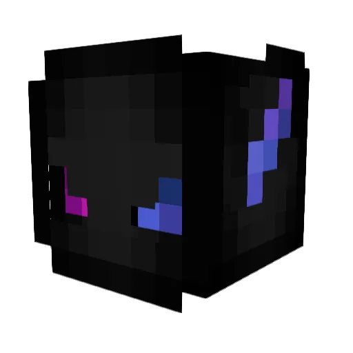 xTheShadowYTx Minecraft avatar head, 3D render