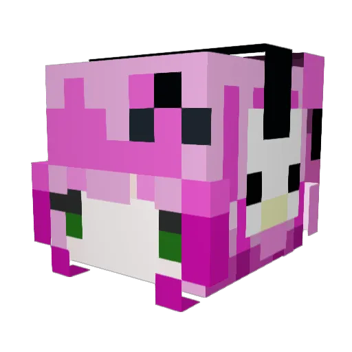 xTheaa Minecraft avatar head, 3D render