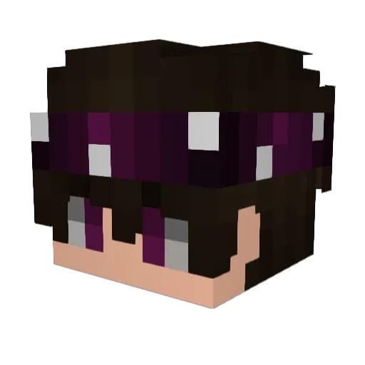 xTiago_ Minecraft avatar head, 3D render