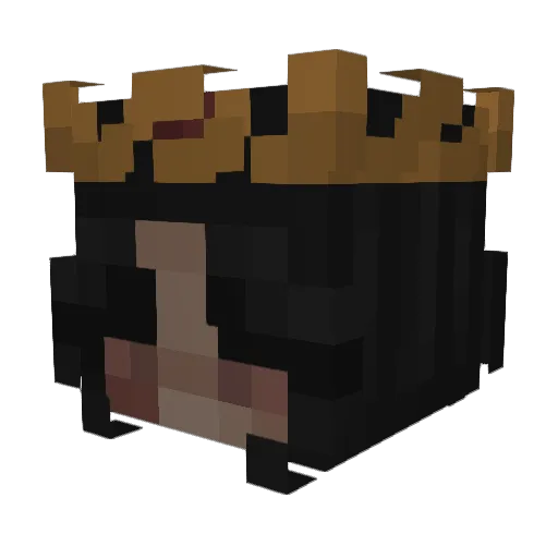 xTori Minecraft avatar head, 3D render